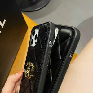 High-end leather Crossbody phone case For iphone