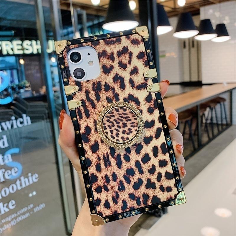 Leopard Print square phone case