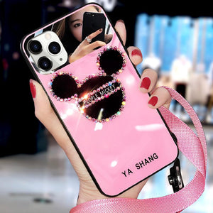 Cute Diamond Mirror Phone Case