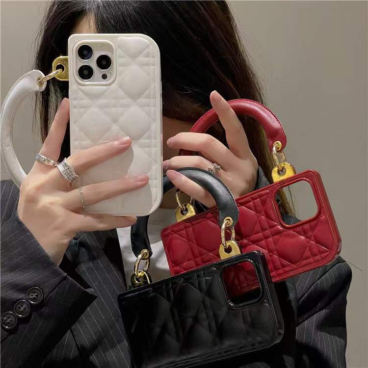 Luxury handbag style phone case