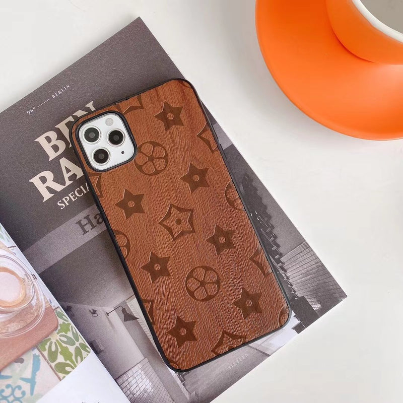 Leather frosted mobile phone case
