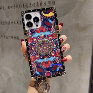 Luxury Square   phone case For Samsung