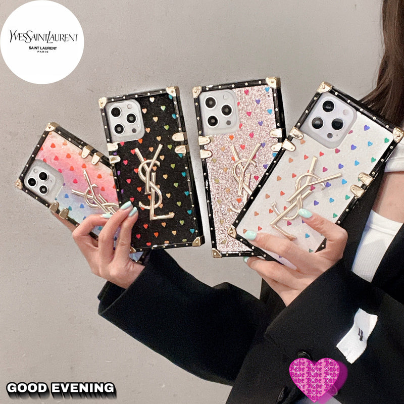 Shiny love phone case
