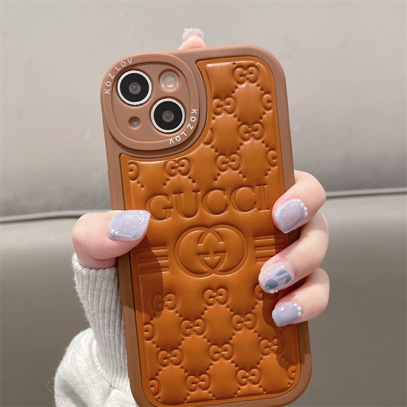 Soft leather luxury phone case