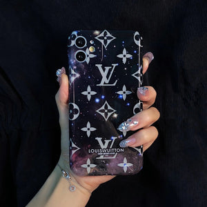 Luxury starry sky phone case and Airpods case