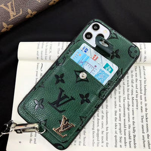 Fashion leather card case phone case