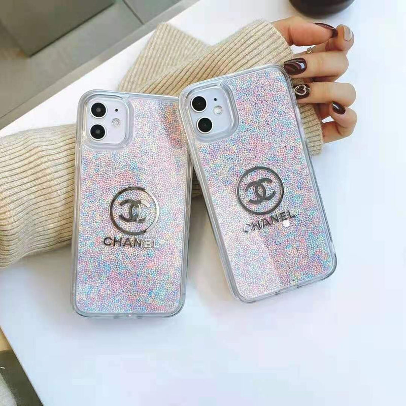 Colorful beads soft phone case