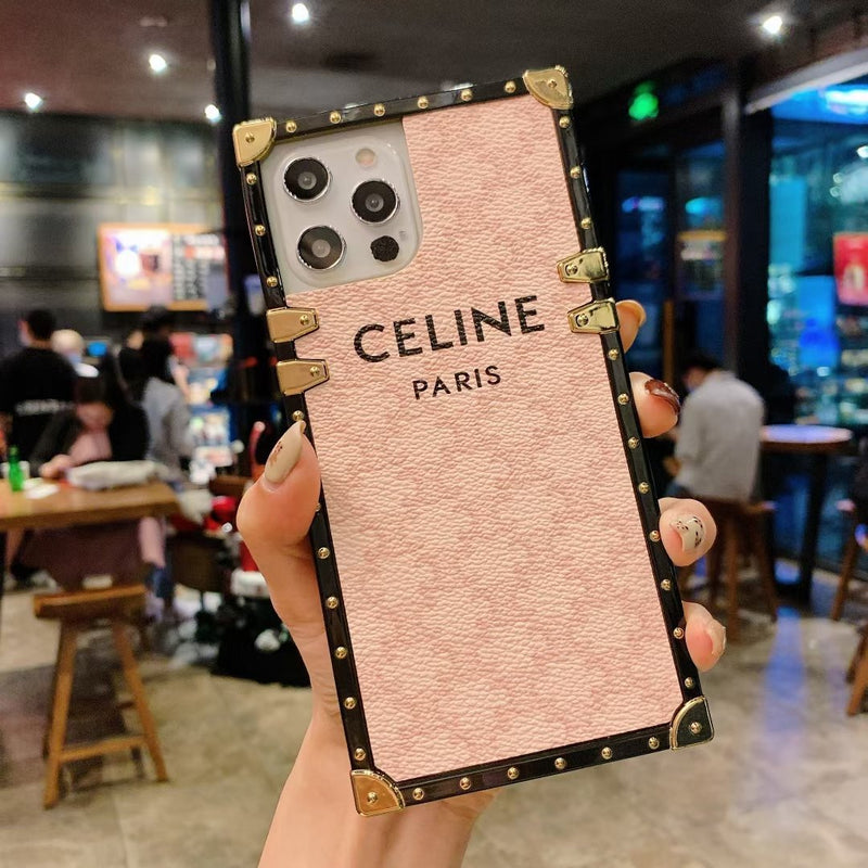 Luxury square phone case for samsung