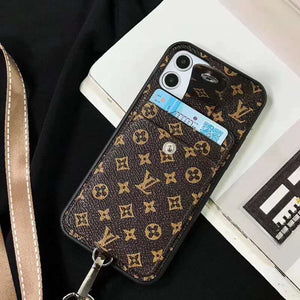 Tide Brand LV Card Slot Phone Case For Iphone