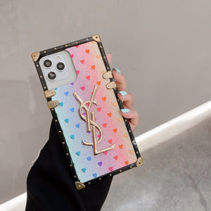 Shiny love phone case