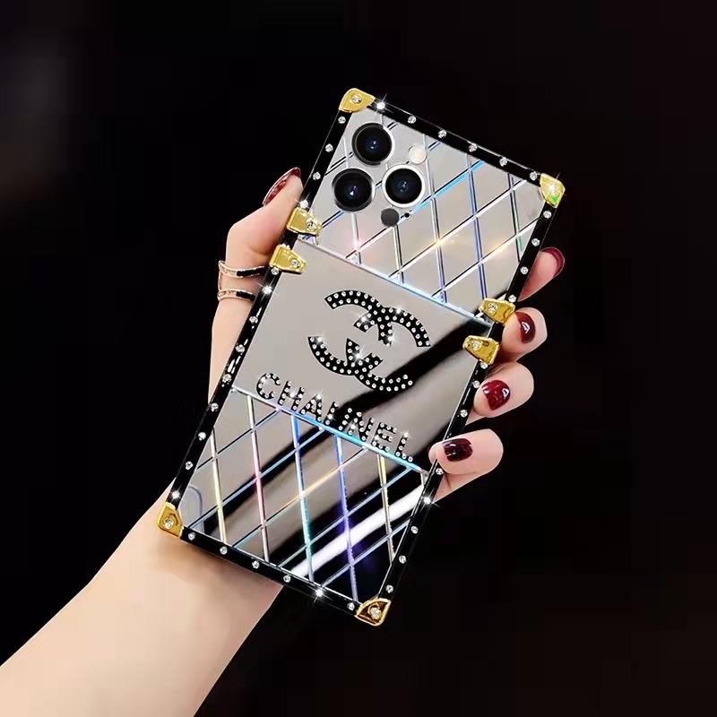 Luxury crystal mirror phone case For iphone