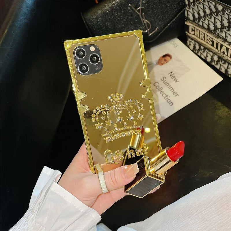 Luxury  Diamond Square Phone Case for iPhone