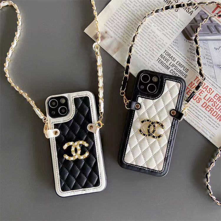 Luxury  Diamond Crossbody chain Phone Case for iPhone