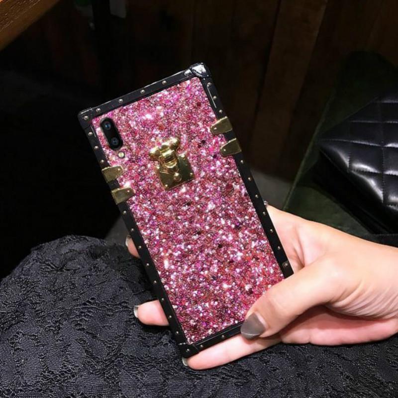 bling square phone case