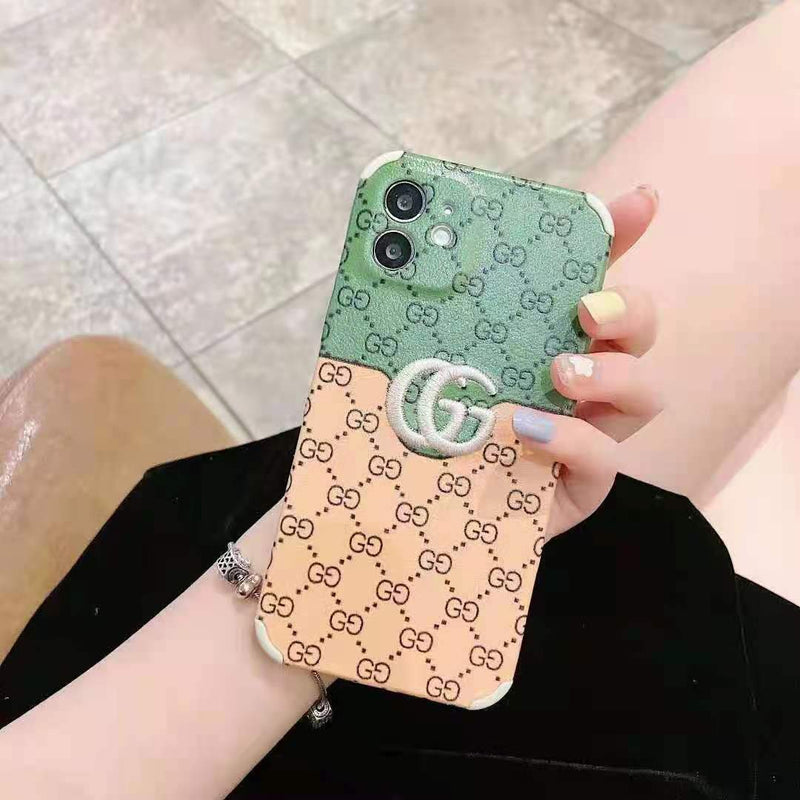 Fashion letter embroidery phone case For iphone