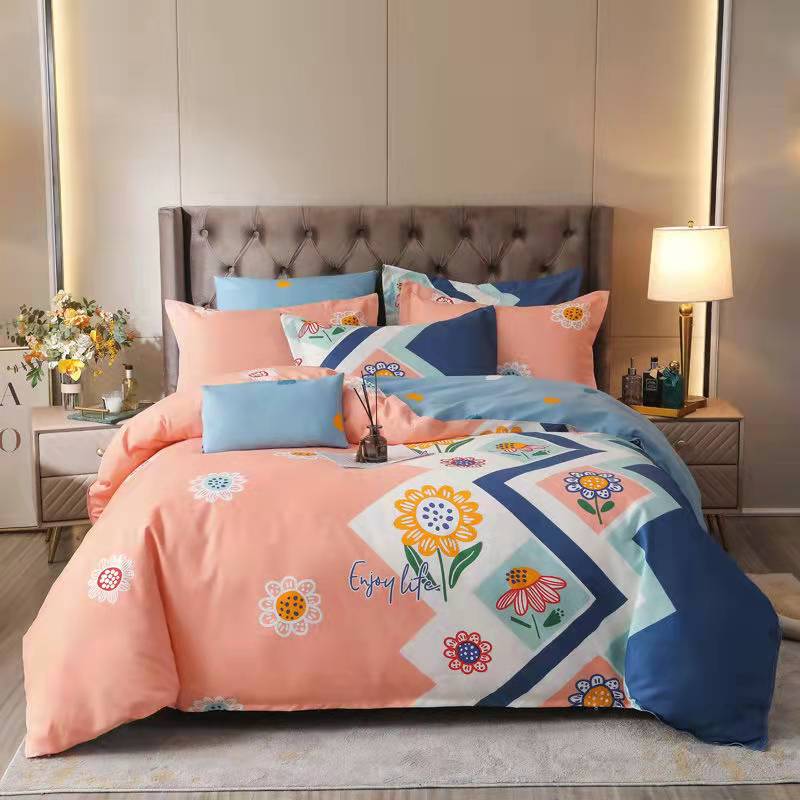 100% thick Skin-friendly cotton four-piece quilt cover  new product