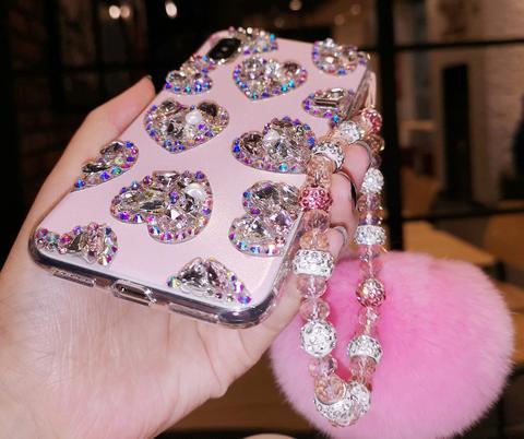Glitter Loveheart Phone Case