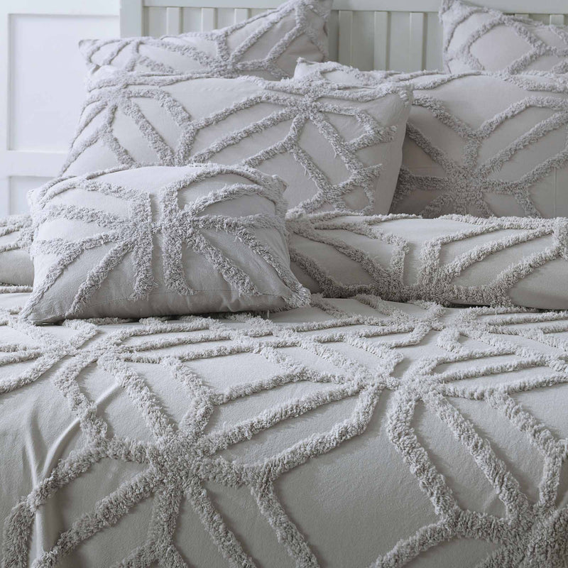 Willow Silver Coverlet Set by Bianca