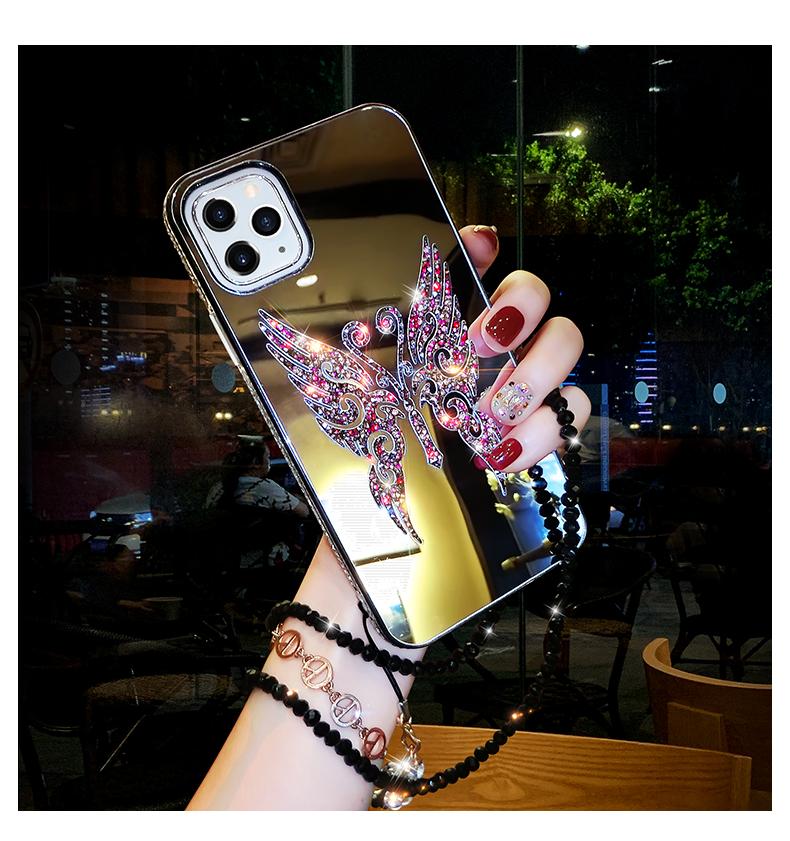 butterfly mirror phone case