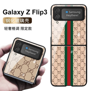Samsung Galaxy Z Flip3 glass mobile phone case