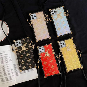 Fashion printing Square phone case and Airpods case