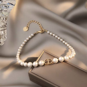 Light Luxury 2023 New Pearl Necklace Women's Bracelet Earrings