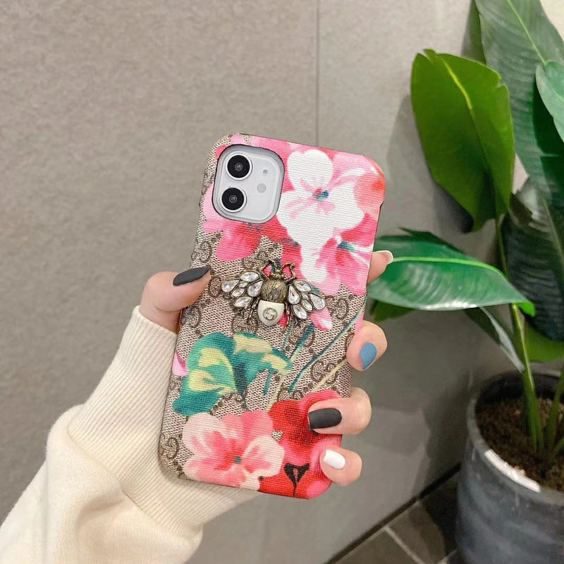 Luxurious Crystal bee phone case