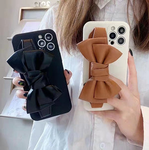 Bowknot  wrist phone case For iphone