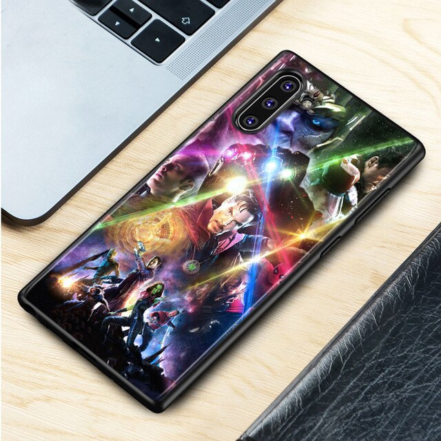 Black Silicone Cover Avengers