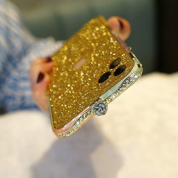 Hand-inlaid luxury shiny diamonds  phone case